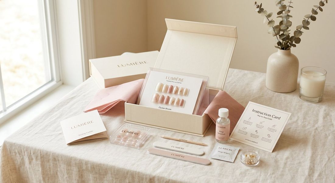 Lumière DIY Nail Starter Kit unboxed